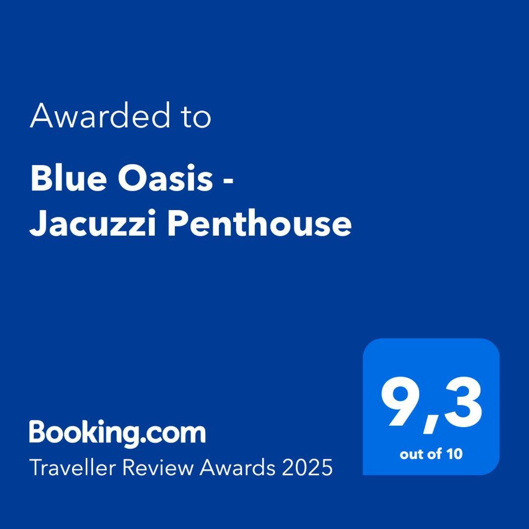 Blue Oasis - Jacuzzi Penthouse Apartment เอเธนส์ ภายนอก รูปภาพ